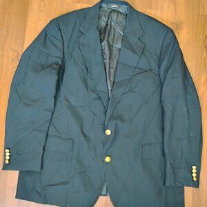 Vintage Polo Ralph Lauren University Club Gold Button Blazer Jacket